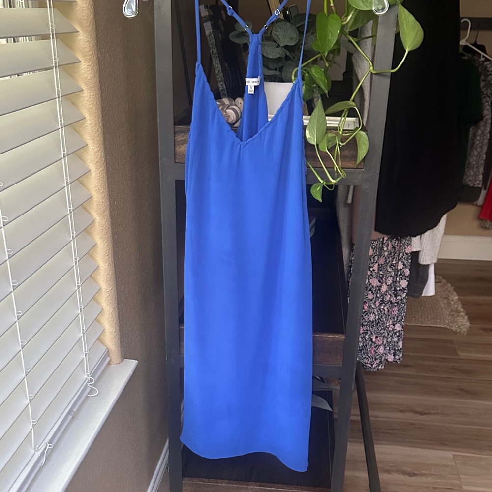 Naked Zebra Blue Mini Dress